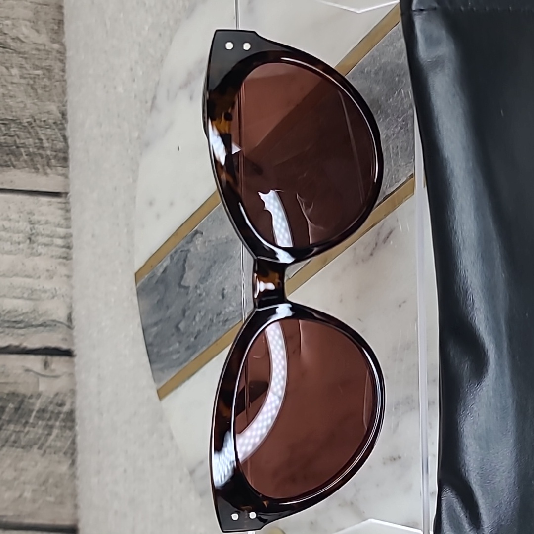 Saint Owen X Curateur Wylde Tortoise Shell Cat Eye Sunglasses Brown/Black - Nwt — image 7 of 8